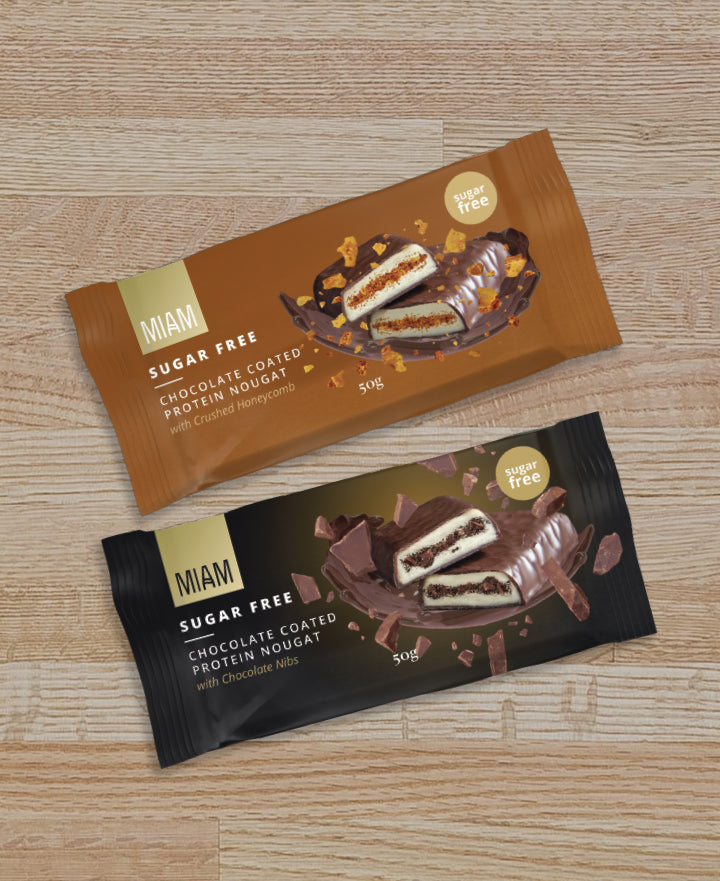 Protein Egg White Nougat Bars Miam.co.za