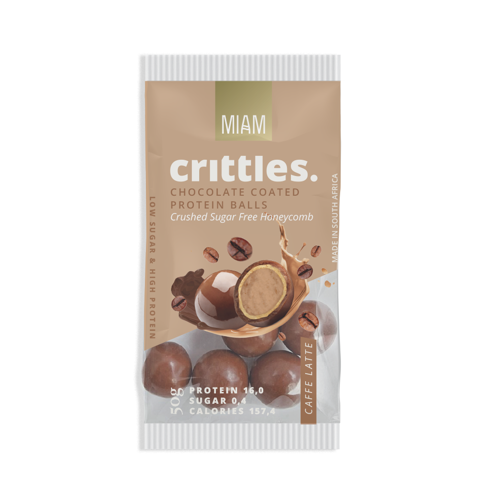 CRITTLES CAFFE LATTE  - 12 PACK (50G)